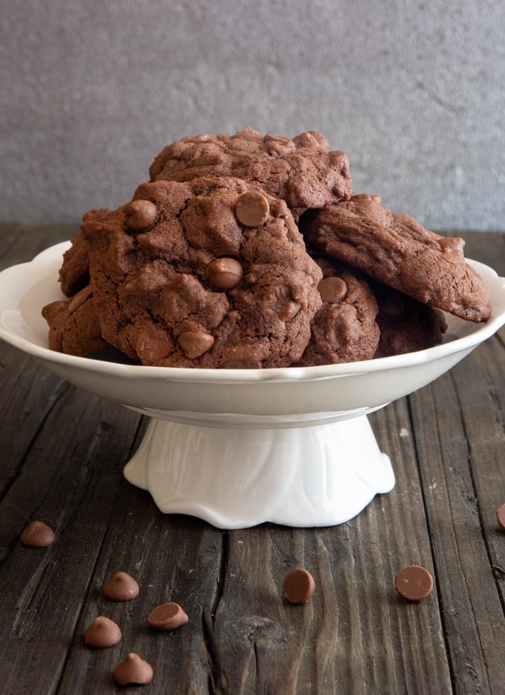 Double Chocolate Chip Drop Cookies