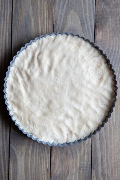 dough pat into a pie pan.