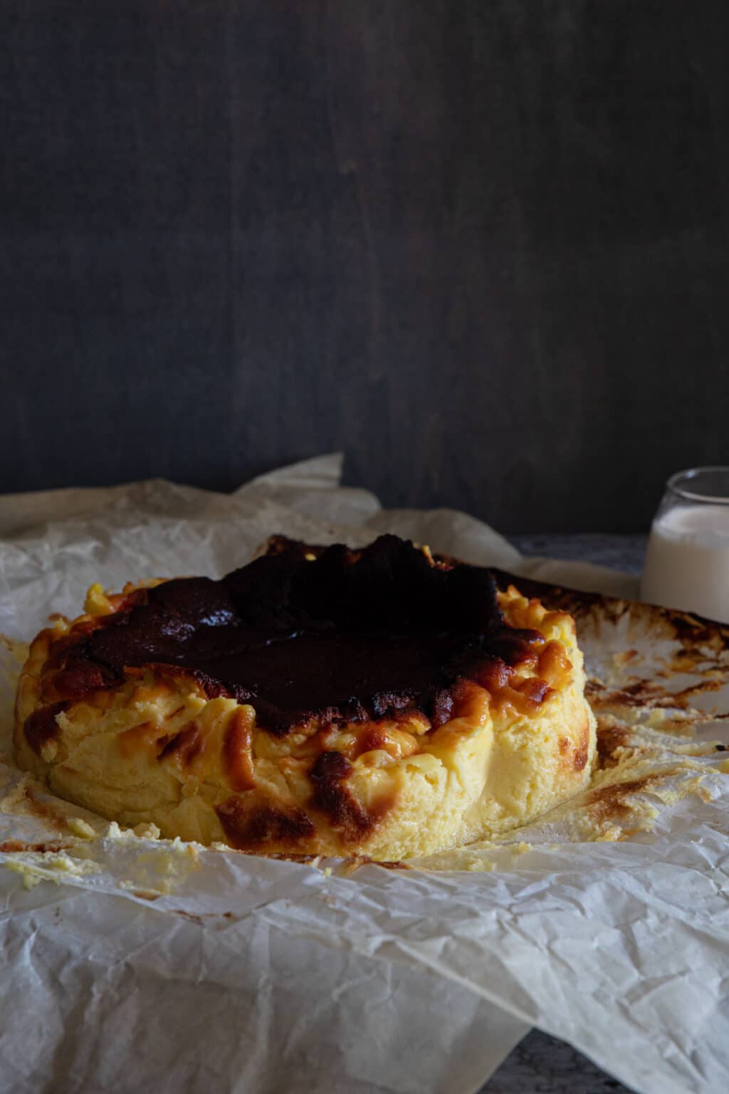 Simple Basque Cheesecake - Breads and Sweets