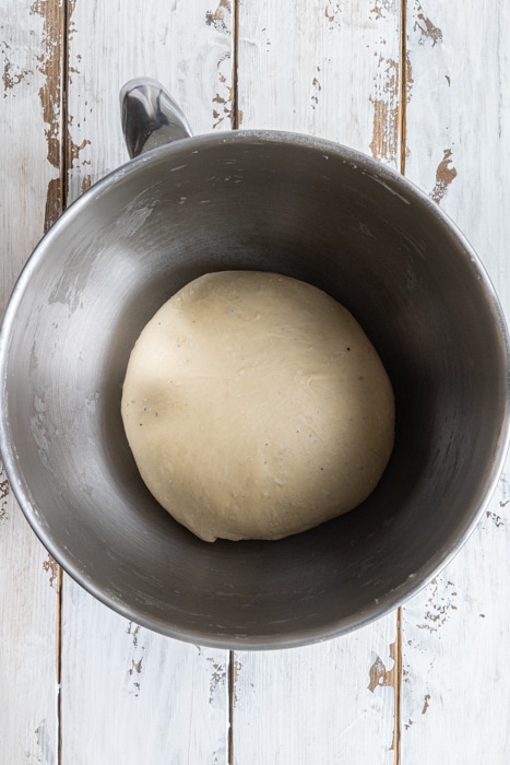 Smooth and soft cardamom dough.